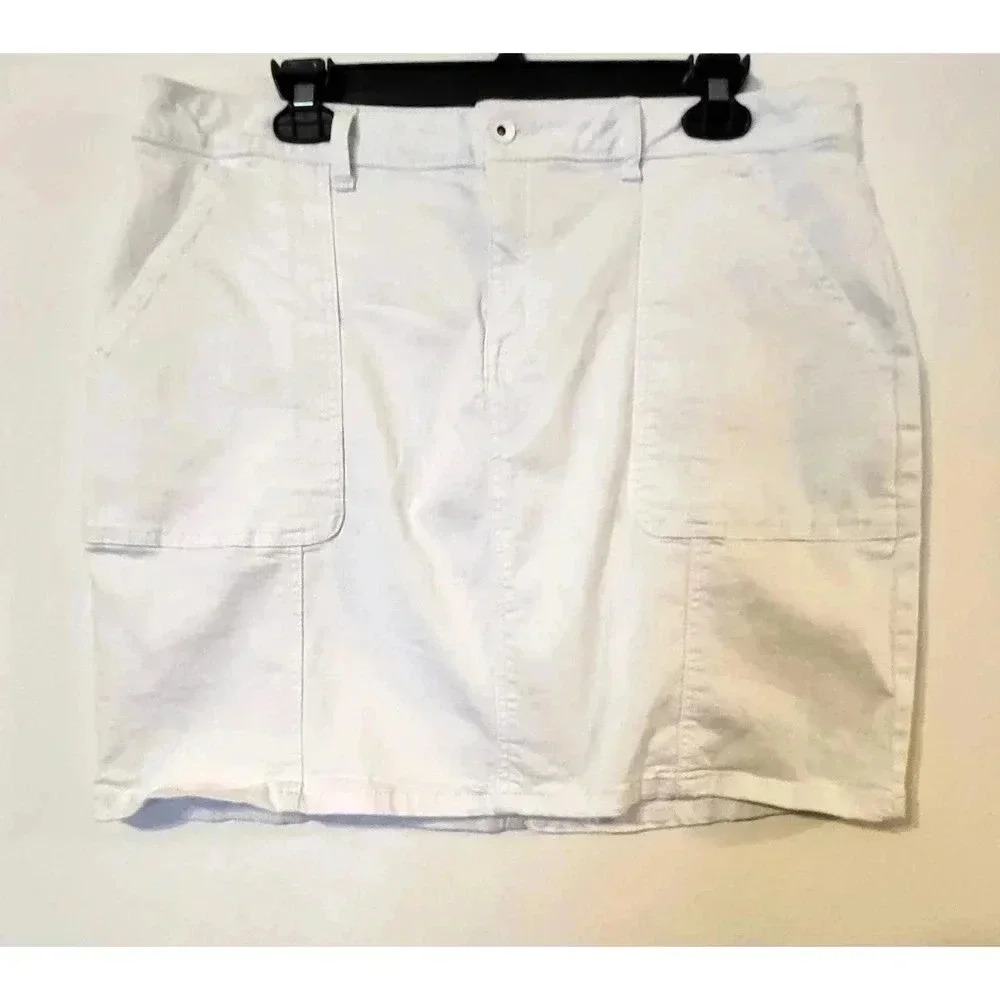 Nautica Jeans‎ Co White Mini Skirt 33